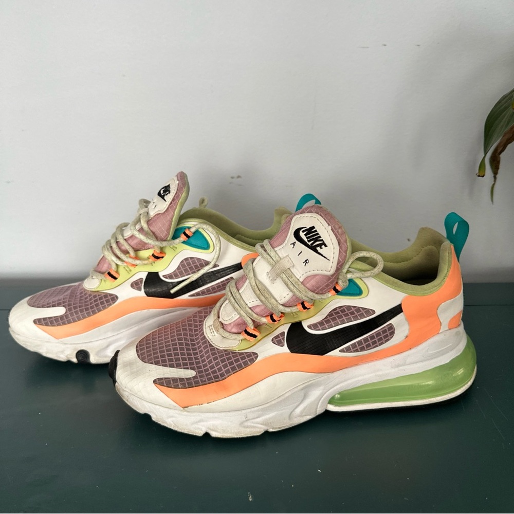 Nike Women's Multicolor Sneakers - Pink, Orange, Green - Picture 3 of 7